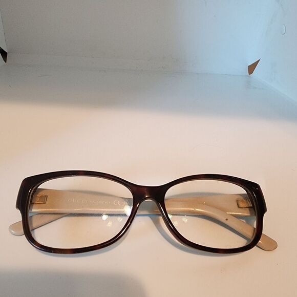 Authentic Gucci Tortoiseshell & Blue & Black Ombre Prescription Glasses Frames - Picture 14 of 16